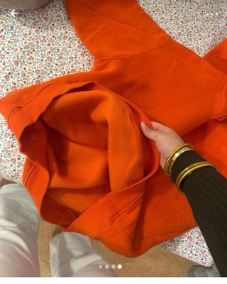 Sudadera Zara Naranja Talla L