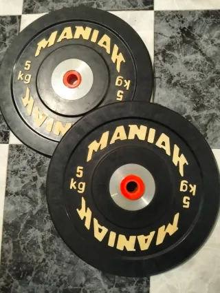 Discos Olímpicos Crossfit Maniak 5 kg