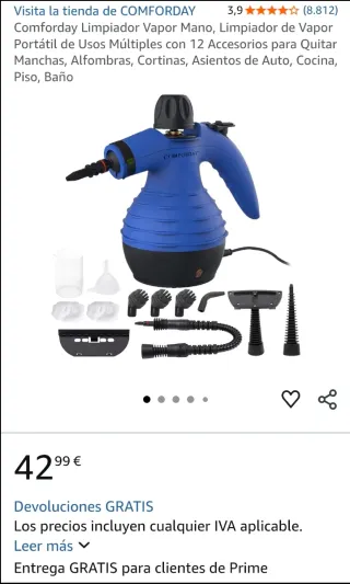 Pistola de Vapor 250ml - Sin Estrenar