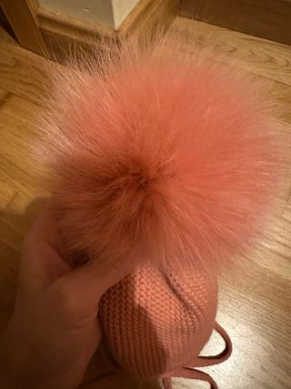 Gorro Pangasa Coral Talla 24 Pelo Natural