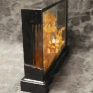 Diorama Cinese in Teca