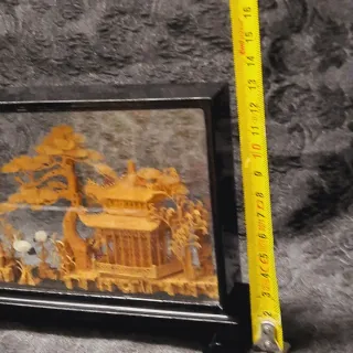 Diorama Cinese in Teca