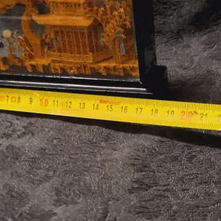 Diorama Cinese in Teca