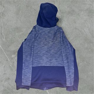 Felpa Nike con cappuccio blu e grigia