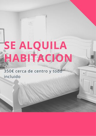 SE ALQUILA HABITACIÓN.