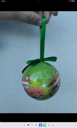 Pack 4 Bolas Decorativas Cars