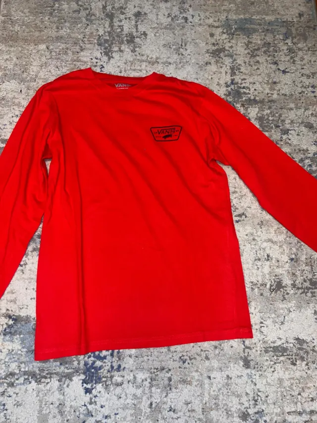 Camiseta Vans Roja Manga Larga