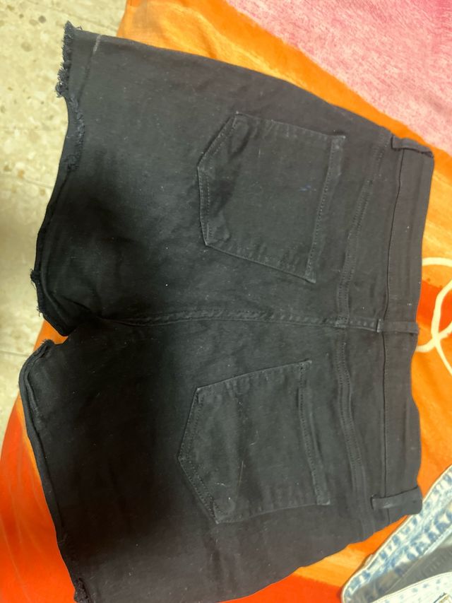 Pantalones cortos vaqueros negros
