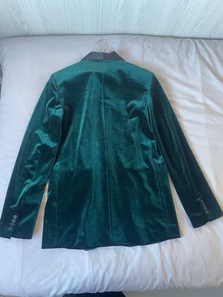 Chaqueta Terciopelo Verde Karl Lagerfeld, Mujer