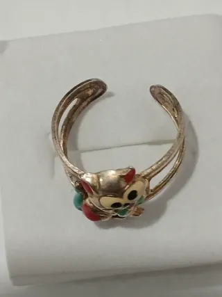 Anel e Pendente Prata 925 Ursinho