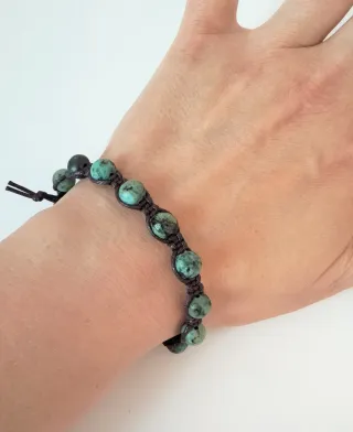 Bracciale Uomo Turchese Africano