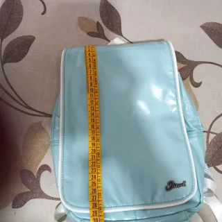 Zainetto Diesel lucido color verde acqua