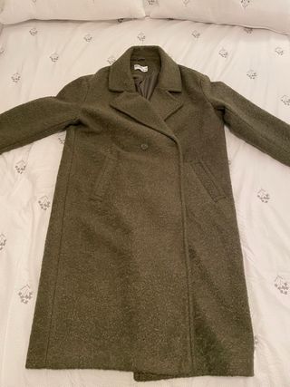 Abrigo oversize verde oliva