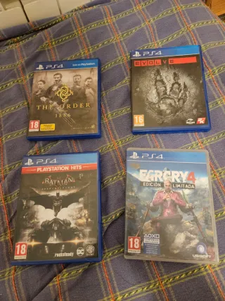 4 Videojuegos PS4