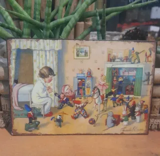 Targa Metallo stile Vintage Bambini Preghiera