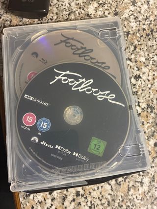 Footloose 4K UHD Blu-ray custodia rotta