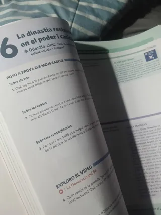 història quadern activitats batxillerat