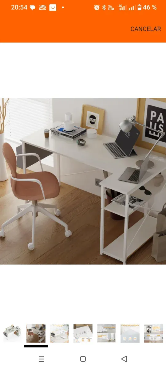 Escritório moderno branco