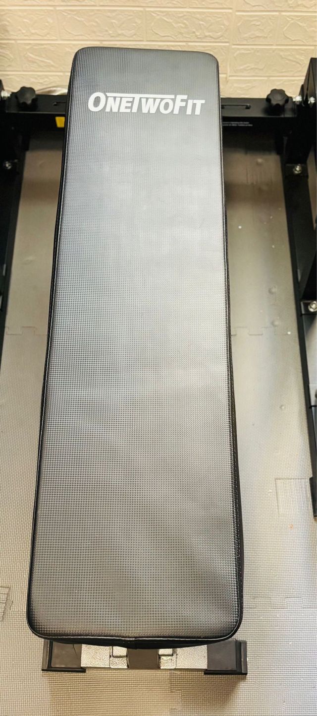 Banco recto musculación. Como nuevo.