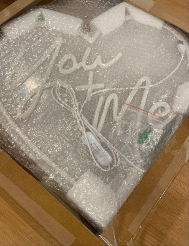 Neón Corazón You & Me Boda