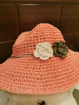 Sombrero de crochet para niña