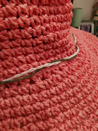 Sombrero de crochet para niña