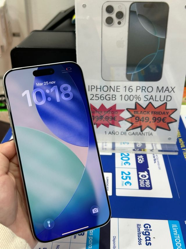 IPHONE 16 PRO MAX 256GB 100% SALUD