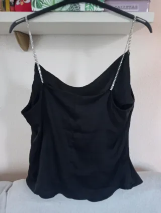 Top Lefties tirantes brillantes