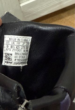 Y-3 Qasa Boot Nero/Viola