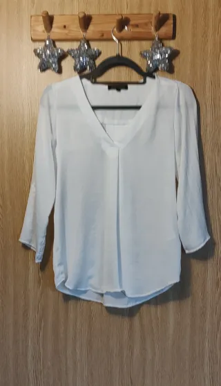 Blusa blanca mujer