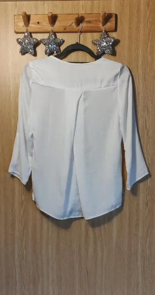 Blusa blanca mujer
