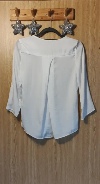 Blusa blanca mujer