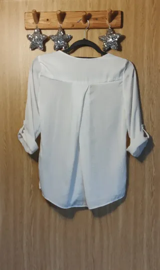 Blusa blanca mujer