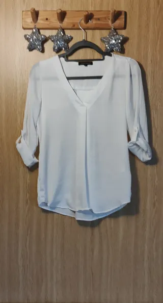 Blusa blanca mujer