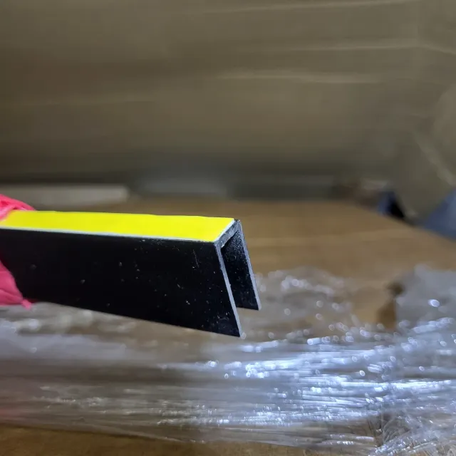 Mampara Ducha Baikal ONYX NAT BLACK 100x195cm