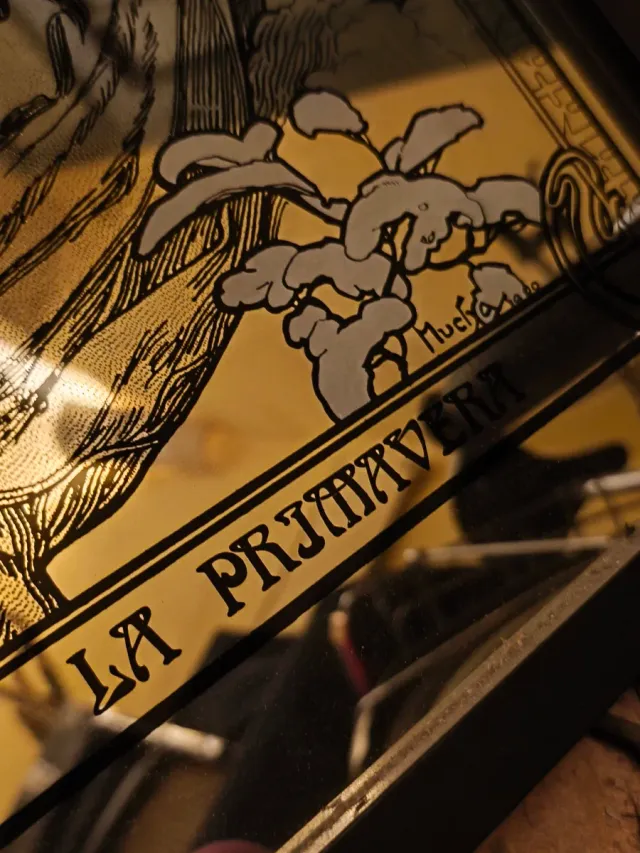 Quadro Specchio Mucha