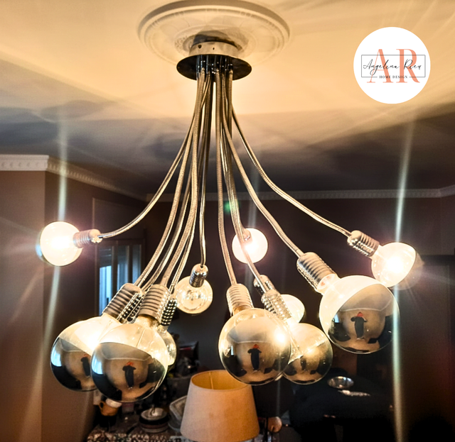 Lampada da soffitto a design moderno a forma di polpo