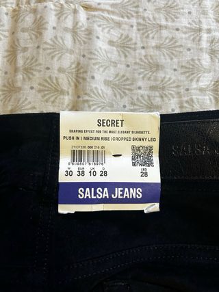 Pantalón Salsa Negro Talle 38
