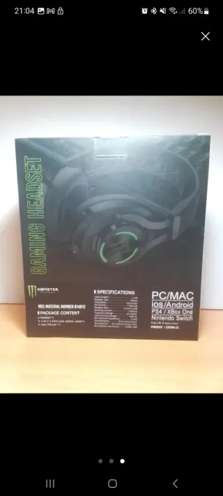 Cascos Gaming Monster Energy