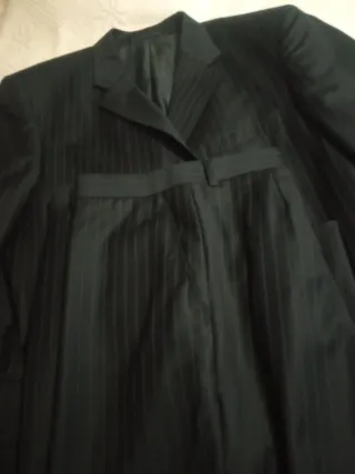 Traje de caballero negro