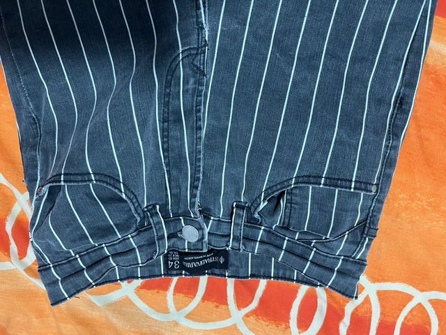 Vaqueros de rayas mujer