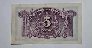5 Pesetas 1935 Serie D169