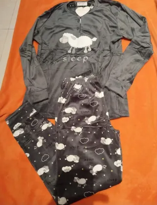Pijama estampado Ovejas Gris XL Nuevo