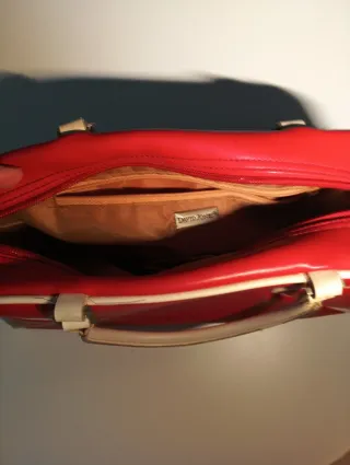 Bolso David Jones Rojo Asas y Bandolera