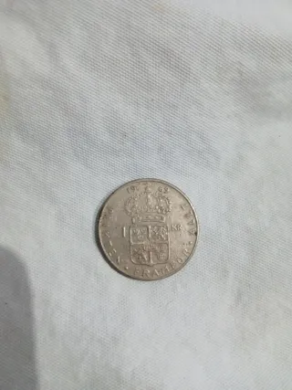 Moneda Sueca Gustavo VI Adolfo