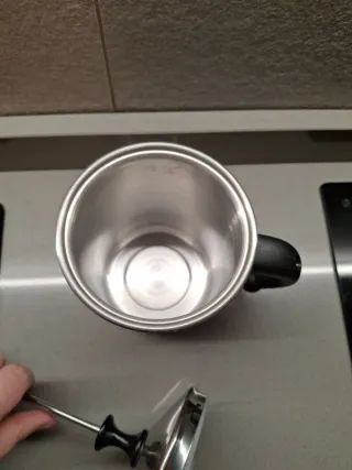 Pentolino brevettato per cappuccino