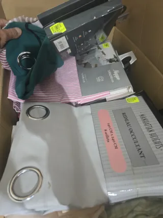 30 Cortinas Multicolores y Blancas