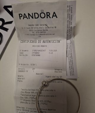 Pulsera Pandora de Plata 925