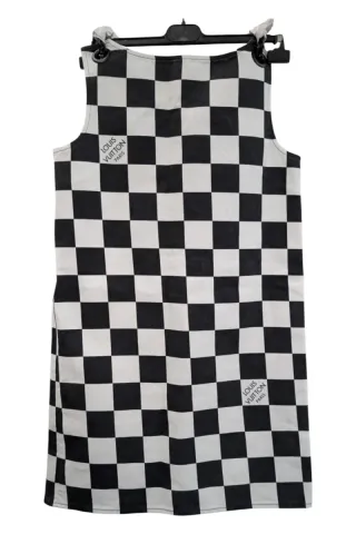 Abito Louis Vuitton a scacchi
