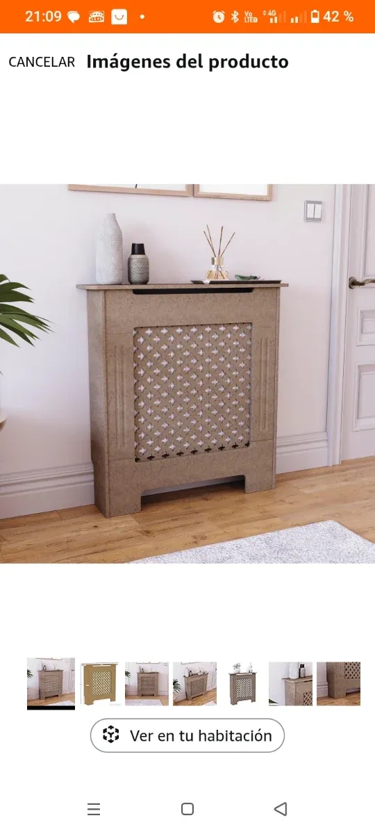 Copertura radiatore in legno